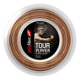Tenisové Struny Polyfibre Tour Player 200m natur